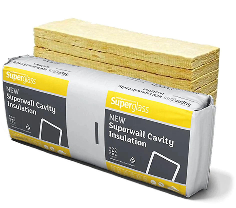 150mm Superglass Superwall 34 Cavity Wall Batt/Slab 2.18m2