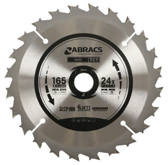 TCT Circular Saw Blade 184mm x 30mm 40T Abracs TCT18440