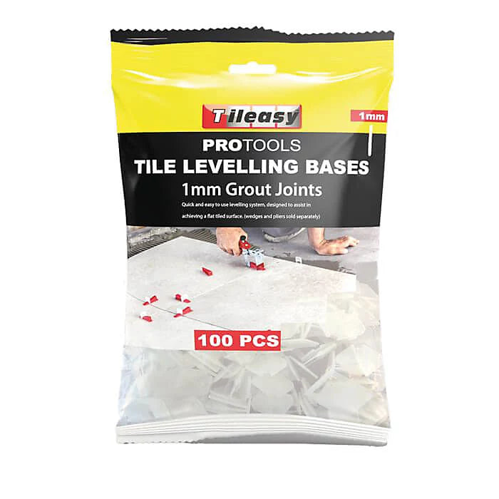 Tileasy Tile Levelling 1mm Bases 100 (Copy)